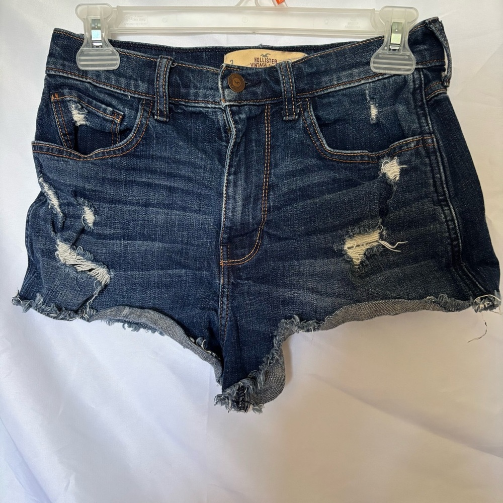 Hollister Distressed Denim Shorts
